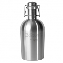 Engraved Stainless Steel Growler 2 Go Brewers Bottle