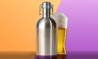 Engraved Stainless Steel Growler 2 Go Brewers Bottle