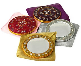 Moroccan Jeweled Harem Mirror (Each)