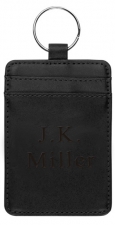 Black ID & Credit Card Wallet Key Holder*