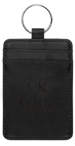 Black ID & Credit Card Wallet Key Holder*