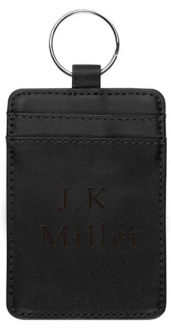 Black ID & Credit Card Wallet Key Holder*