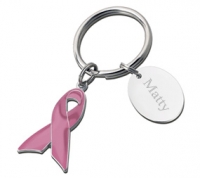 Pink Ribbon Breast Cancer Awareness Key Chain*