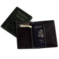 Slim Executive Leather Passport Wallet*