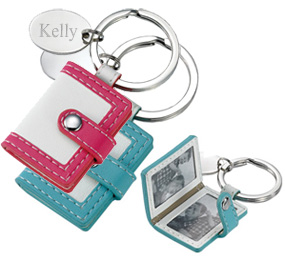 Mini Pocketbook Photo Frame Keychain