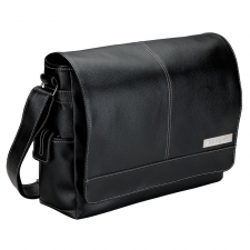 Black Lichee Business Laptop Compartment Messenger Bag