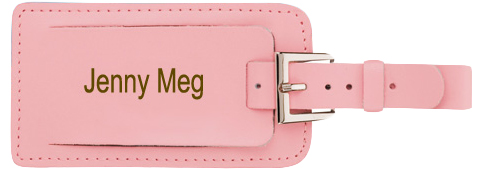 Leather Buckle Luggage Tag*