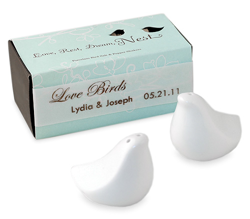 His & Hers Love Birds Salt & Pepper Shakers (Label Not Included)*