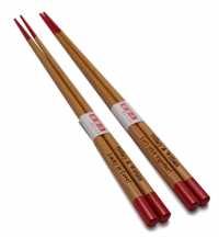Personalized Red Japanese Bamboo Chopsticks