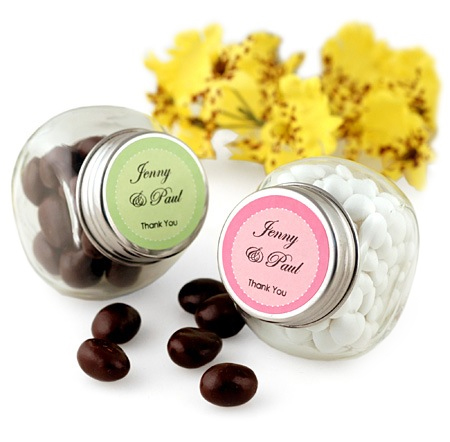 Mini Glass Candy Jar Favor (Candy Not Included)*