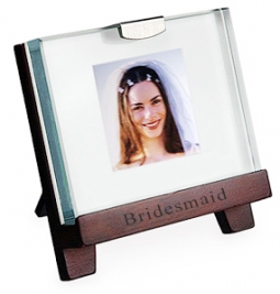 Engraved Mini Glass Picture Frame*