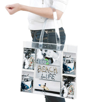 Modern Photo Pocket Tote Bag*