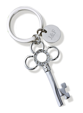 Key to My Heart Crystal Rhinestone Key Holder*