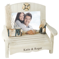 3.5" x 5" Nautical Beach Bench Picture Frame