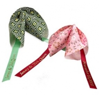 Assorted Printed Handmade Origami Paper Fortune Cookies