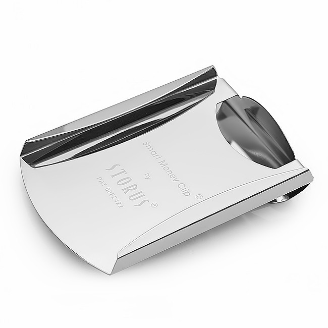 2-in-1 Stainless Steel Smart Money Clip & Credit Card Holder