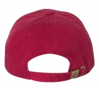 Custom Baseball Rhinestones Red Cap with Adjustable Buckle