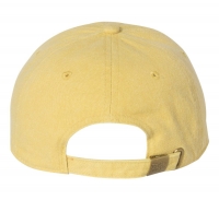 Custom Rhinestones Adjustable Mustard Cotton Baseball Cap