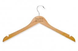 Personalized Wedding Bride & Bridesmaid Wooden Dress Hanger