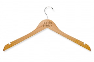 Personalized Wedding Bride & Bridesmaid Wooden Dress Hanger