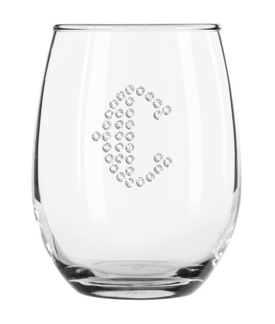 Personalized Crystal Stemless Wines - Great Wedding Gift