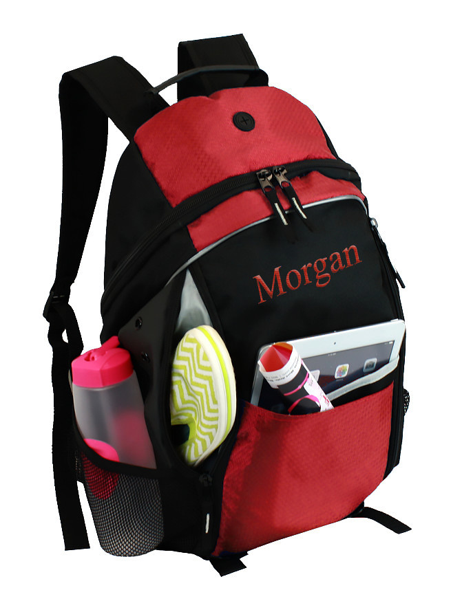 Red sports backpack online