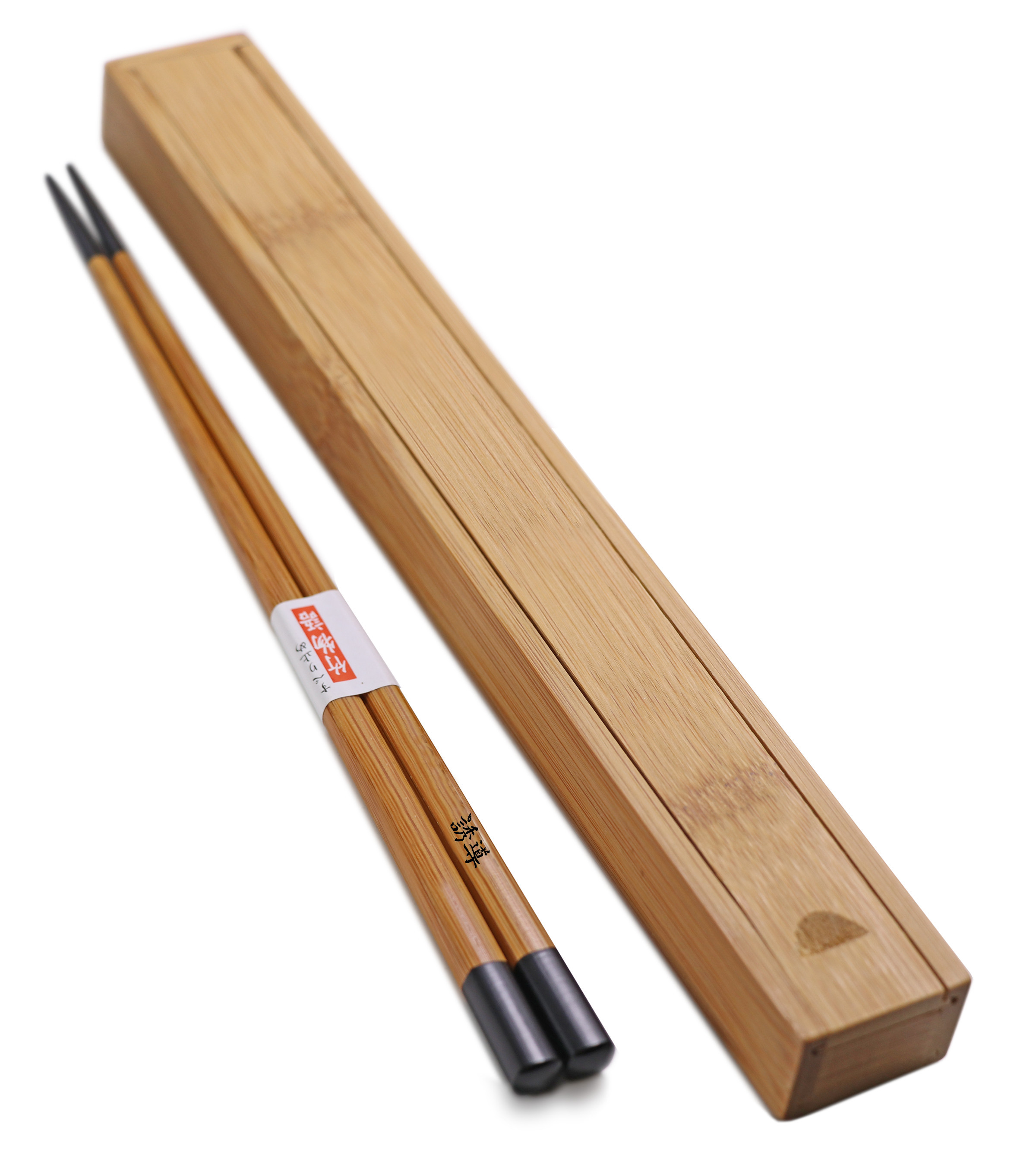 1pair Black Bamboo Chopsticks Healthy Chinese Chopsticks Reusable Sushi Gif xi 