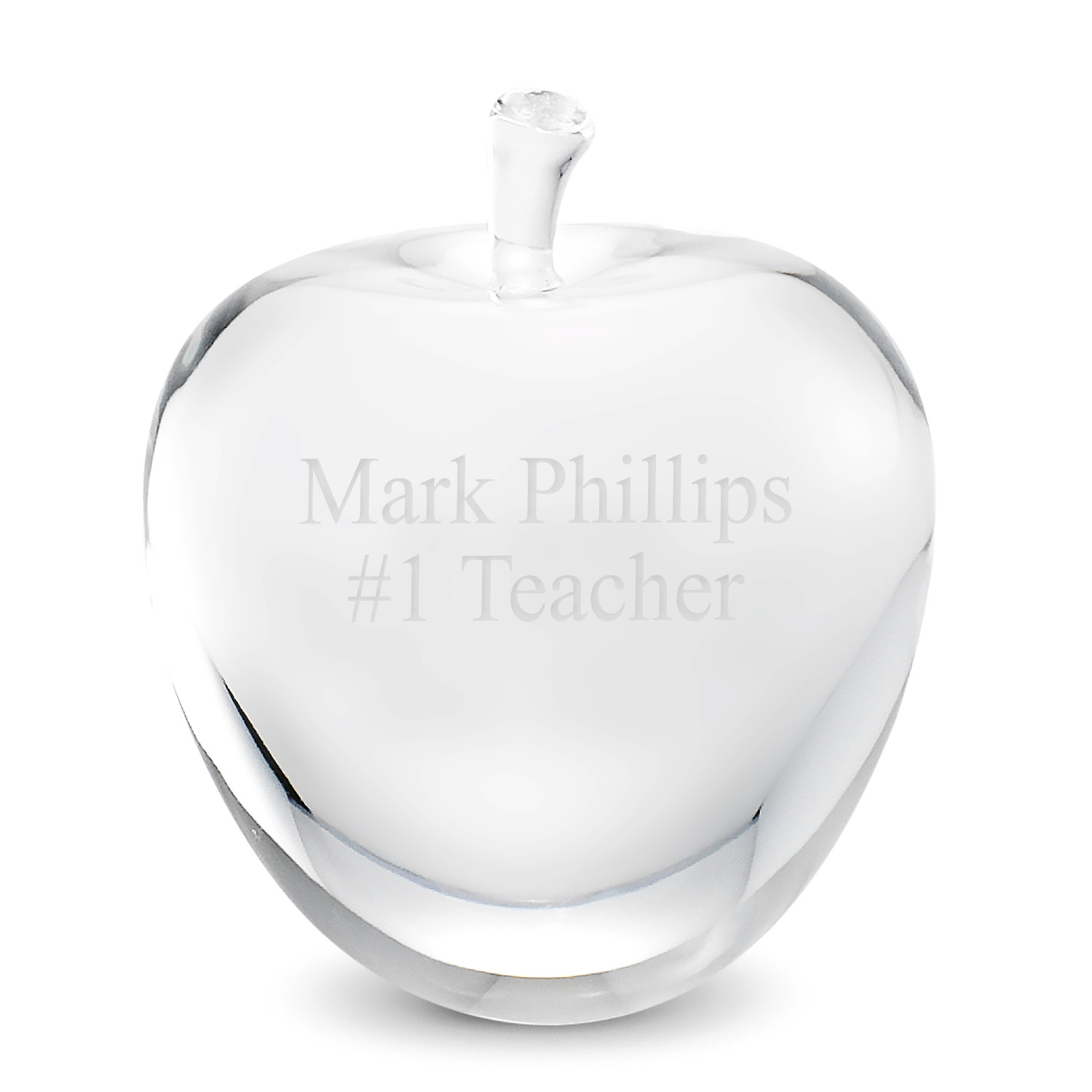 Small Crystal Apple Achievement Award