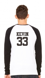 Personalized Jersey Long Sleeve Baseball Tee Shirt