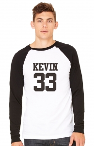 Personalized Jersey Long Sleeve Baseball Tee Shirt