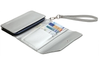 Silver Wristlet Smart Phone Wallet*