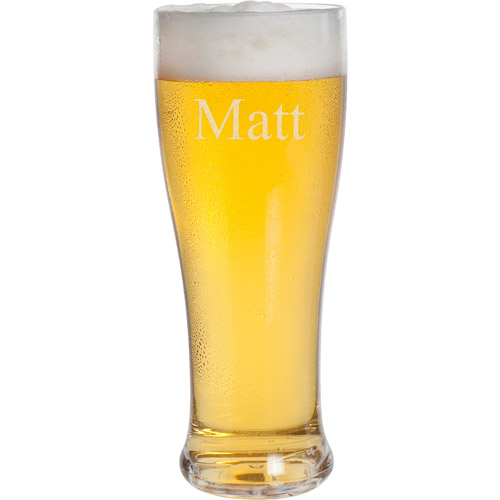 Personalized Pilsner Beer Glass