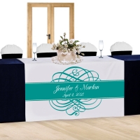 Royal Flourish Personalized Table Runner