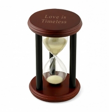 Personalized Wood Hourglass Sand Timer