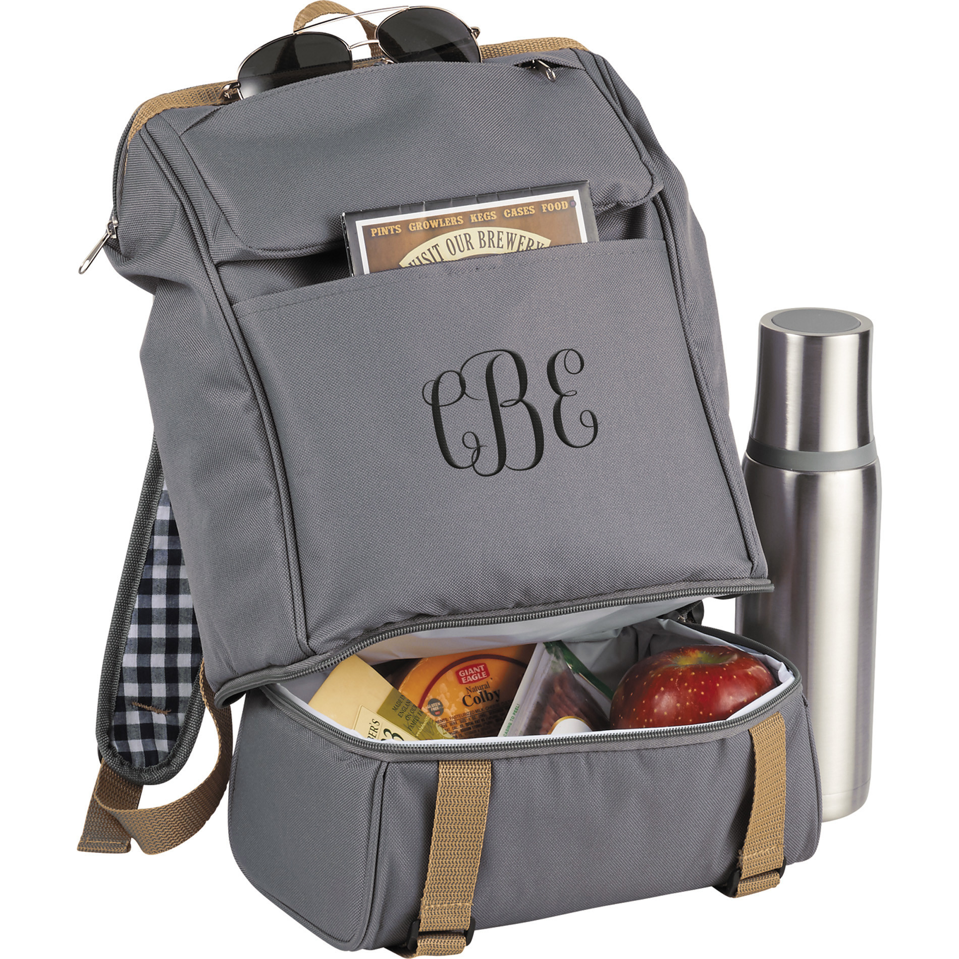 Picnic Backpack for 2 People Lightweight Insulated Zipped Main Compartment Picnic Backpack for 2 People Lightweight Insulated Zipped Main Compartment