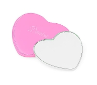 Heart Purse Mirror With Pouch*