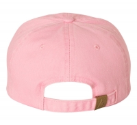 Custom Pink Rhinestones Ball Cap with Brass Adjustable Buckle