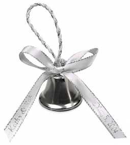 Rope Wedding Bell with Twisted Metallic Rope