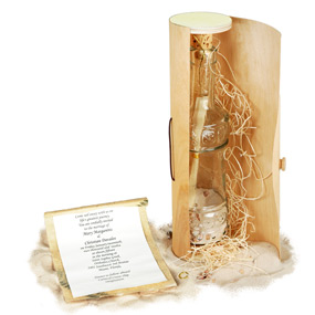 Royal Message in a Bottle with Optional Scroll Box*