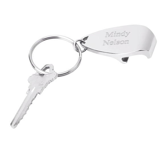 Personalized Detachable Silver Keychain