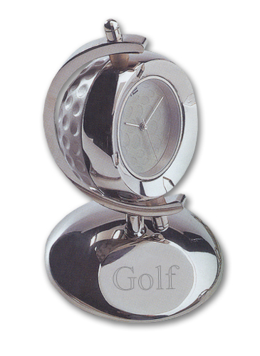 Silver Pro Golf Ball Clock*