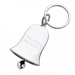 Silver Wedding Bell Keychain*