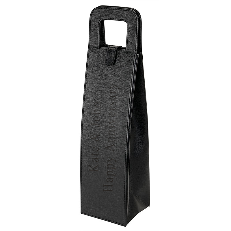 Single wine bottle carrier hotsell