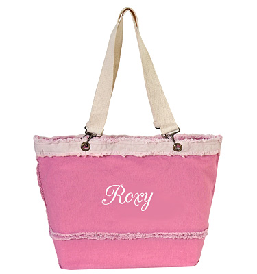 pink denim bag