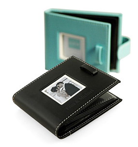 Portable Wallet Photo Album 5x7 Photo 52 Photo Small Mini Capacity Leather  Cover