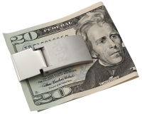 Two Tone Stainless Steel Executive Money Clip*