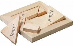 The Perfect Fit Bride & Groom Wood Puzzle*