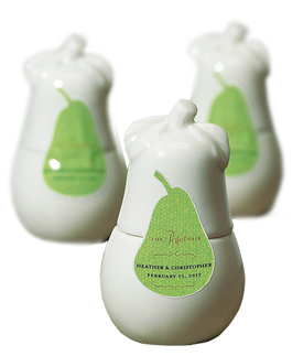 The Perfect Pear Ceramic Glazed Trinket Box*