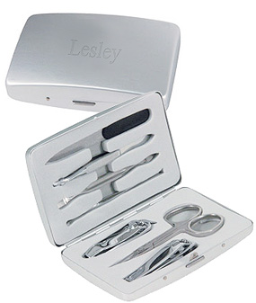 Silver Corporate Case Manicure Set*