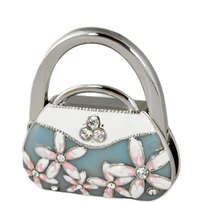 Folding Floral Purse Hook Hanger*